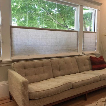 Bottom up Roman shades