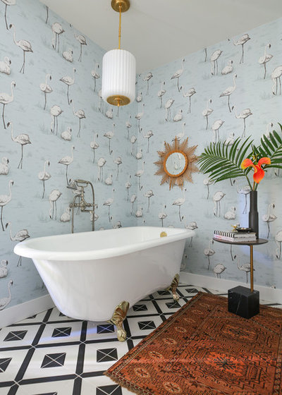 Eclectic Bathroom by Murphy Deesign