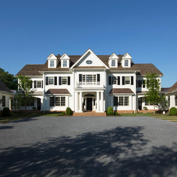 Georgian-style, 10,000 SF, three-story home
