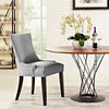 Marquis Upholstered Fabric Dining Chair, Light Gray