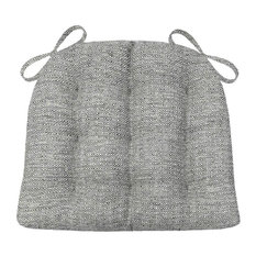 Brisbane Silver Grey Dining Chair Pad Reversible, Standard