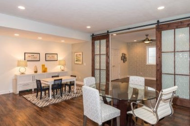Transitional dining room photo in Indianapolis