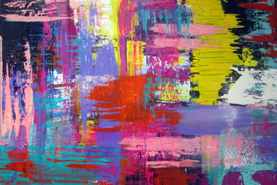 Original 36x48 Abstract Painting by Jennifer Flannigan