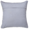 Fleck Gray Industrial Knit Decorative Pillow Cover, 18"x18"