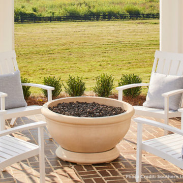 Marbella Fire Bowl - Oyster Shell Honed