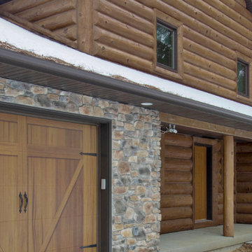 Concrete Log Siding Homes