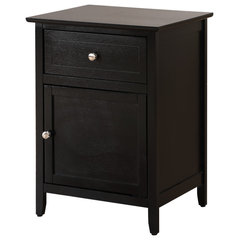  Glory Furniture Louis Phillipe 2 Drawer Nightstand in Oak :  Home & Kitchen