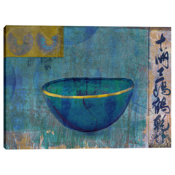 Epic Graffiti "Blue Bowl" Giclee Canvas Wall Art, 12" x 18"