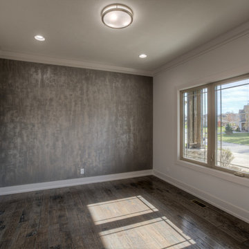 Wyndham Custom 2-story, stairs in back of home