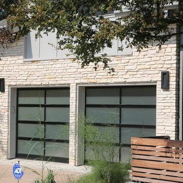 Full-view overhead garage doors