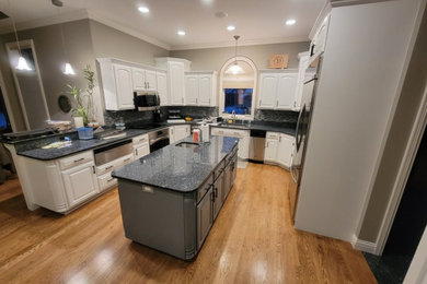 This is an example of a kitchen in Detroit.