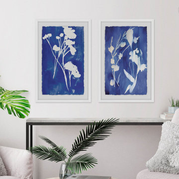 White Stems Diptych