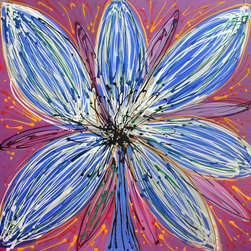 Blooming, 40 x 40 in - Paintings