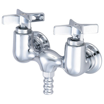 Central Brass Two Handle Leg Tub Faucet