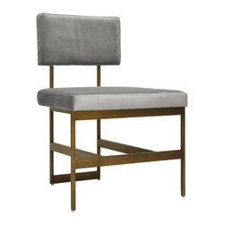 Worlds Away - Worlds Away Modern Shaw Dining Chair - Dining Chairs