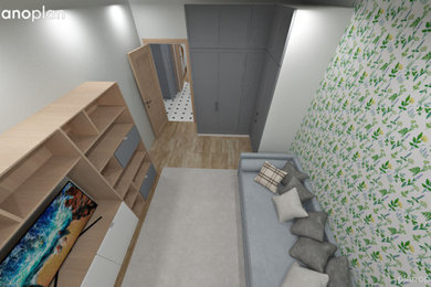 3х-комнатная квартира для семьи с 4мя детьми в скандинавском стиле