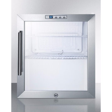 Summit SCR215L 17"W 1.7 Cu. Ft. Commercial Compact Refrigerator - Stainless