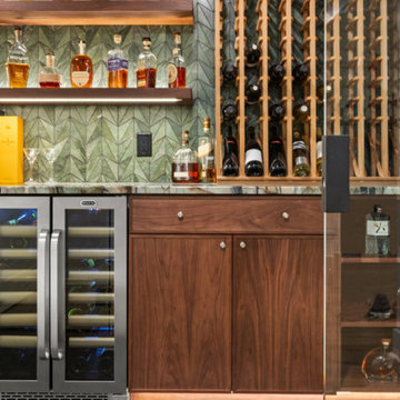 From Concrete to Mid-Century Modern Retreat in Slingerlands, NY – Wine or Whiske
