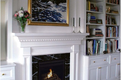 Inspiration for a contemporary living room remodel in New York