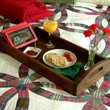 Wooden serving tray