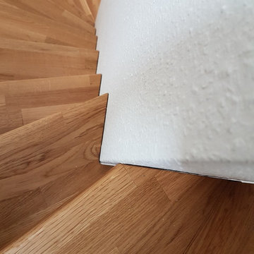 Treppe auf Stahlunterkonstruktion