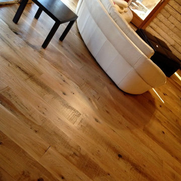 White Oak Wide Planks,Skip Planed,9,8,7,6',Knot holes filled at Epoxy