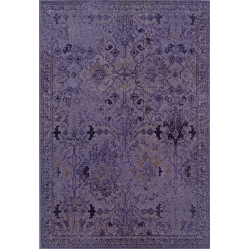 Oriental Weavers Revival 8023M 1'10"x3'3" Purple Rug