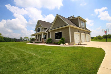 Inspiration for a rustic home design remodel in Other