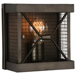 CWI Lighting - Kali 1 Light Wall Sconce With Light Brown Finish - The Kali 1 Light Wall Sconce looks unassuming by day but character-rich when lit at night. This single-bulb wall-mounted light fixture displays a cage-style frame in light brown finish. It's rustic through and through yet capable of giving any space a compelling character.  Feel confident with your purchase and rest assured. This fixture comes with a one year warranty against manufacturers defects to give you peace of mind that your product will be in perfect condition.