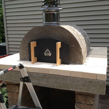 The Fisher Family Wood Fired Brick Pizza Oven in Ohio