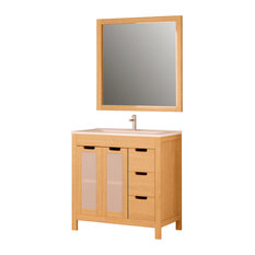 50 Most Por Contemporary Bathroom Furniture For 2018 Houzz Uk Bathforte S L Panama Bathroom Vanity Unit With Mirror 80 Cm
