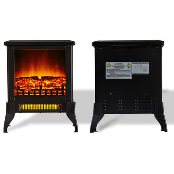 Gewnee Fireplace Space Stove Heater with Flame