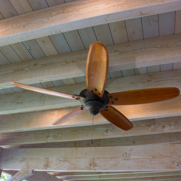 Bleach Timber Pavilion Pergola Outdoor Living Area