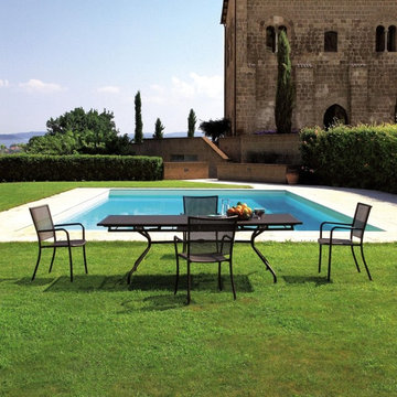 Athena Set 1 Gartentisch + 4 Stühle