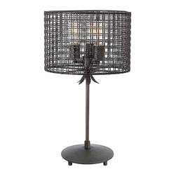 Maya 12" Table Lamp | Oil Bronze - Table Lamps