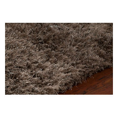 Dior Contemporary Area Rug, Taupe and Black, 5'x7'6" Rectangle