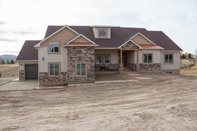 Home design - craftsman home design idea in Las Vegas