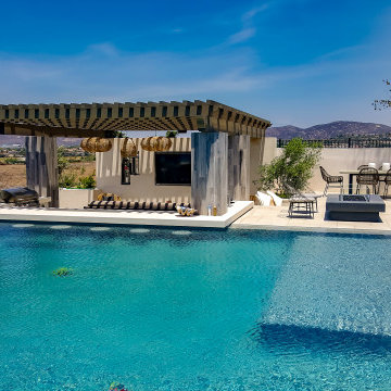 Outdoor Entertainment and Massive Pool