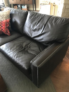 Unbiased Review: Leather Pottery Barn Recliner 2 Years Later - Bless'er  House