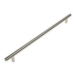 Cosmas - Cosmas 305-320SN Satin Nickel 12-5/8&rdquo; CTC (320mm) Euro Bar Pull [25-PACK] - Cabinet And Drawer Handle Pulls