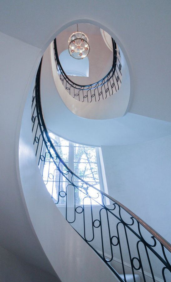 Sculptural/Elliptical Staircase Near Foreign Embassies in Wash. DC, 20008