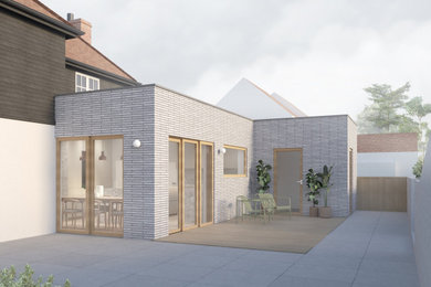 Photo of a contemporary house exterior in London.