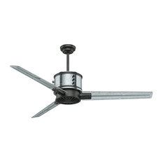 Galvanized Ceiling Fans Houzz Casablanca Fan Company 60 Duluth Galvanized Steel Aged Accents Ceiling