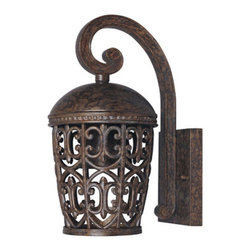 Designers Fountain - 6 1/2" Wall Lantern-DSAmherst-Ds Collection - Outdoor Wall Lights And Sconces