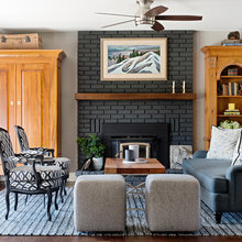 fireplace mantel