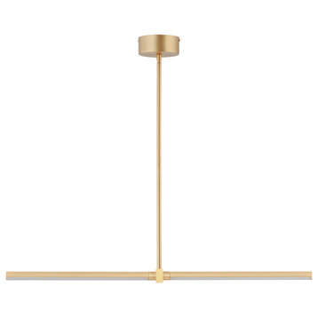 Dorian LED Linear Pendant in Gold