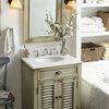 26" Cottage-Style Abbeville Bathroom Sink Vanity and Mirror
