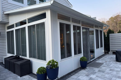 Inspiration for a contemporary home design remodel in New York