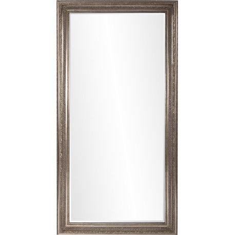 Nancy Floor Mirror - Champagne Silver