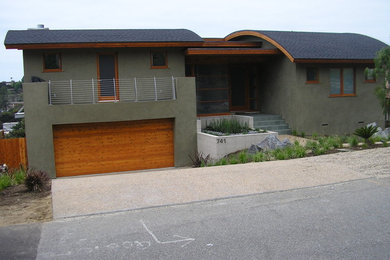 Example of an exterior home design in San Diego